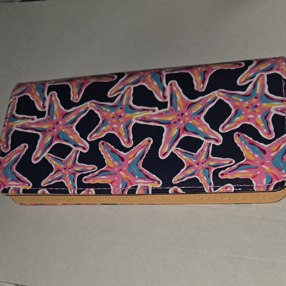 Simply Southern Starfish Wallet - Pink and Navy - Picture 4 of 6